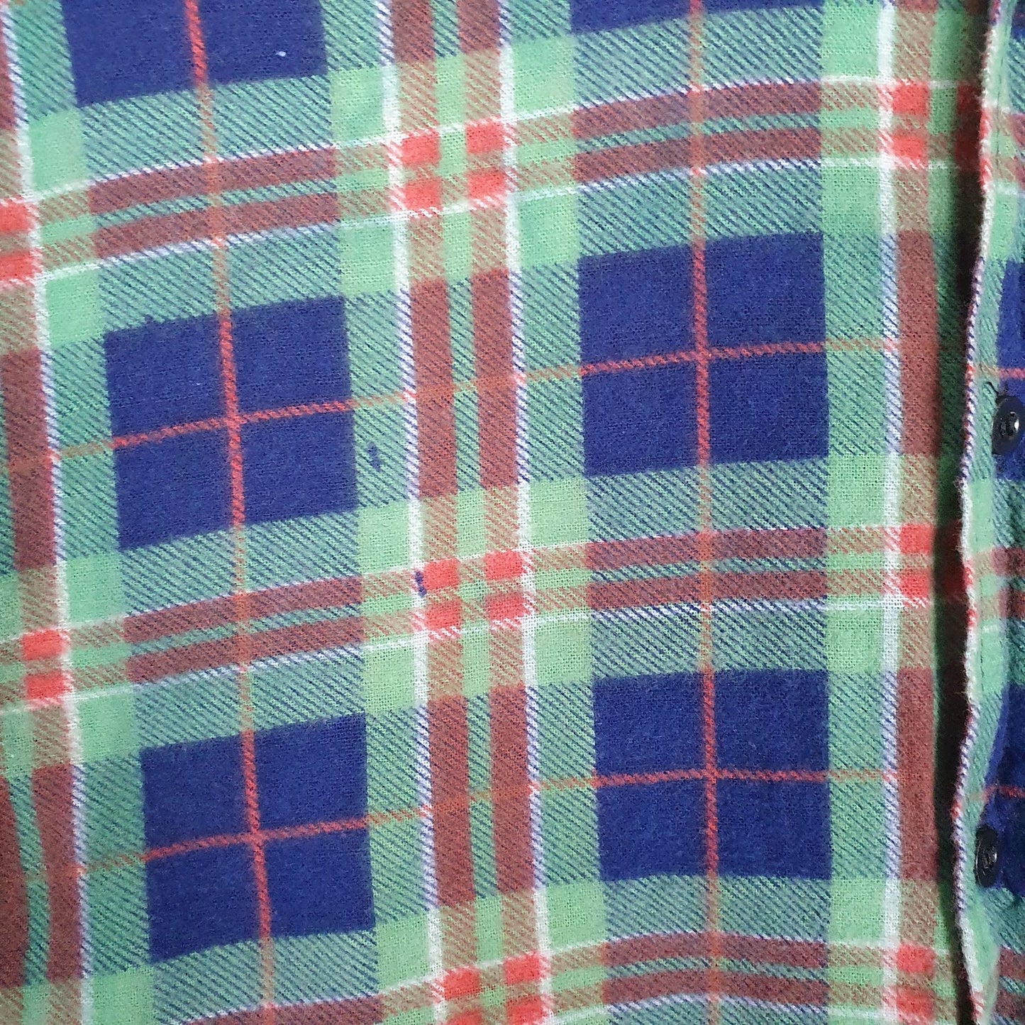 Mens Green Euston Plaid Flannel  Shirt