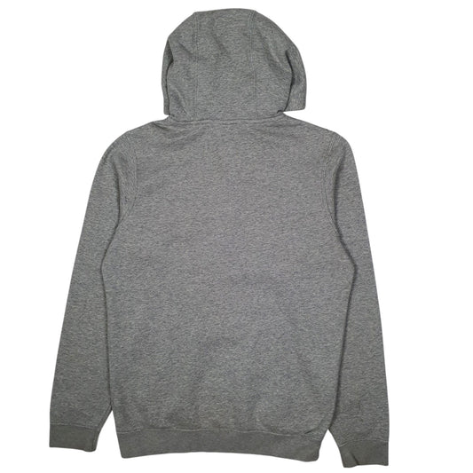 Mens Grey Nike Quarter Zip Hoodie Jumper