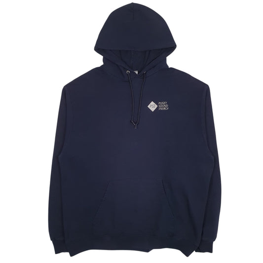 Mens Navy Champion  Hoodie Jumper