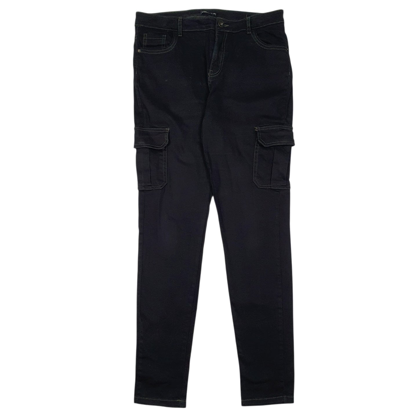 Womens Black Follow Me  Cargo JeansW30 L28
