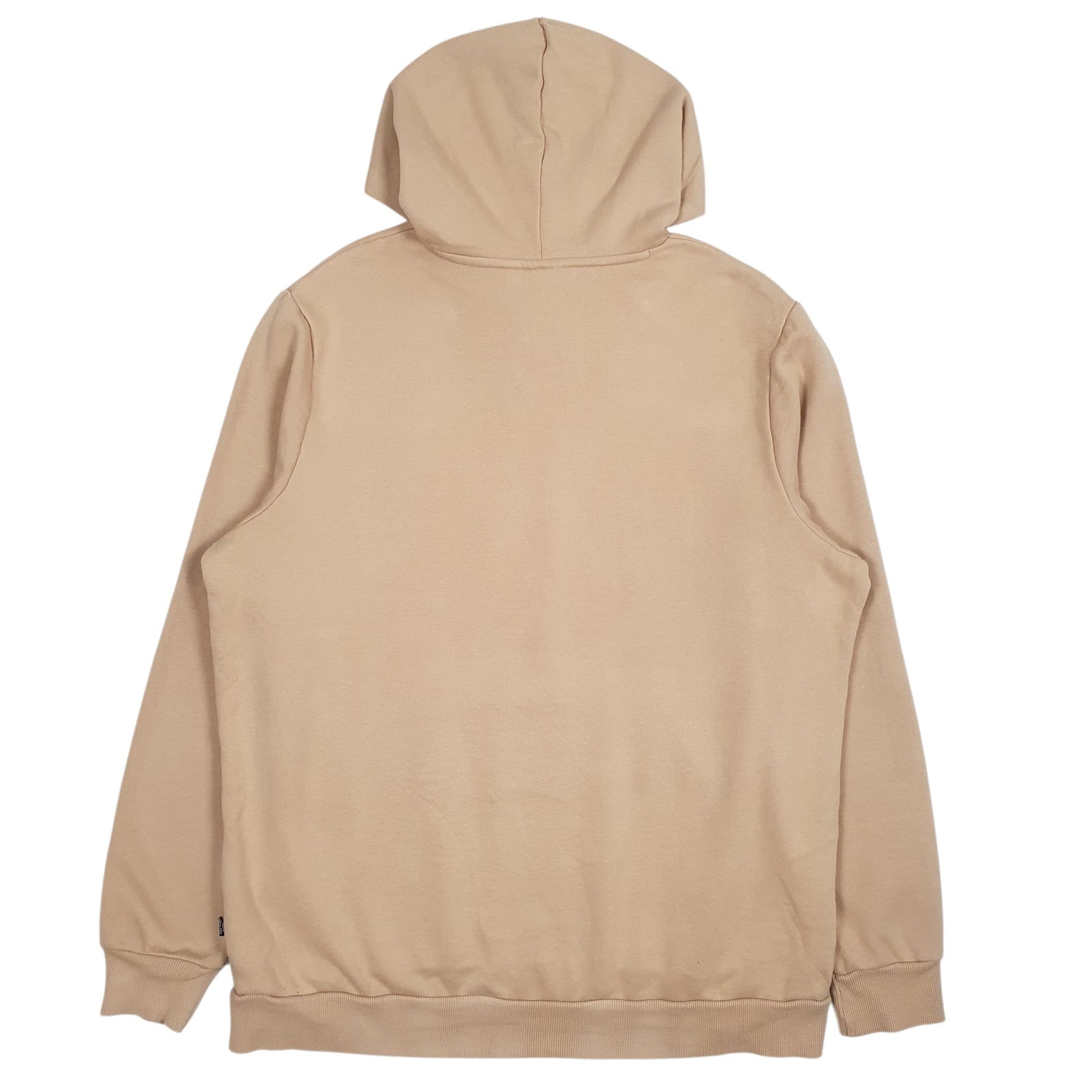 Mens Brown Puma Spellout Hoodie Jumper