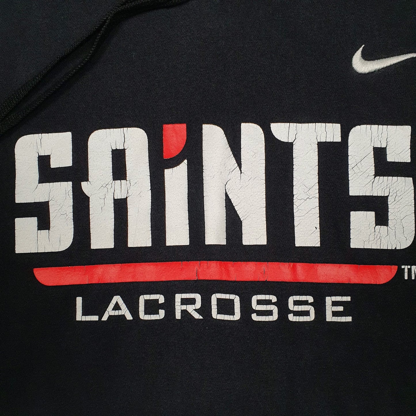 Mens Black Nike Saints Lacrosse Hoodie Jumper