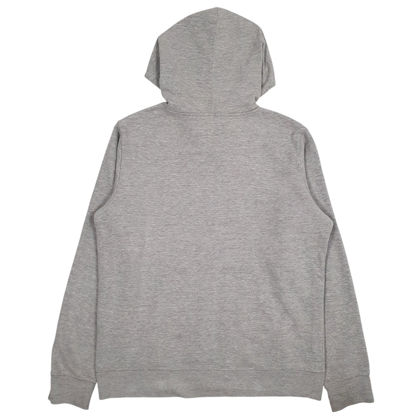 Mens Grey Champion Spellout Hoodie Jumper
