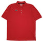 Mens Red Kappa  Short Sleeve Polo Shirt