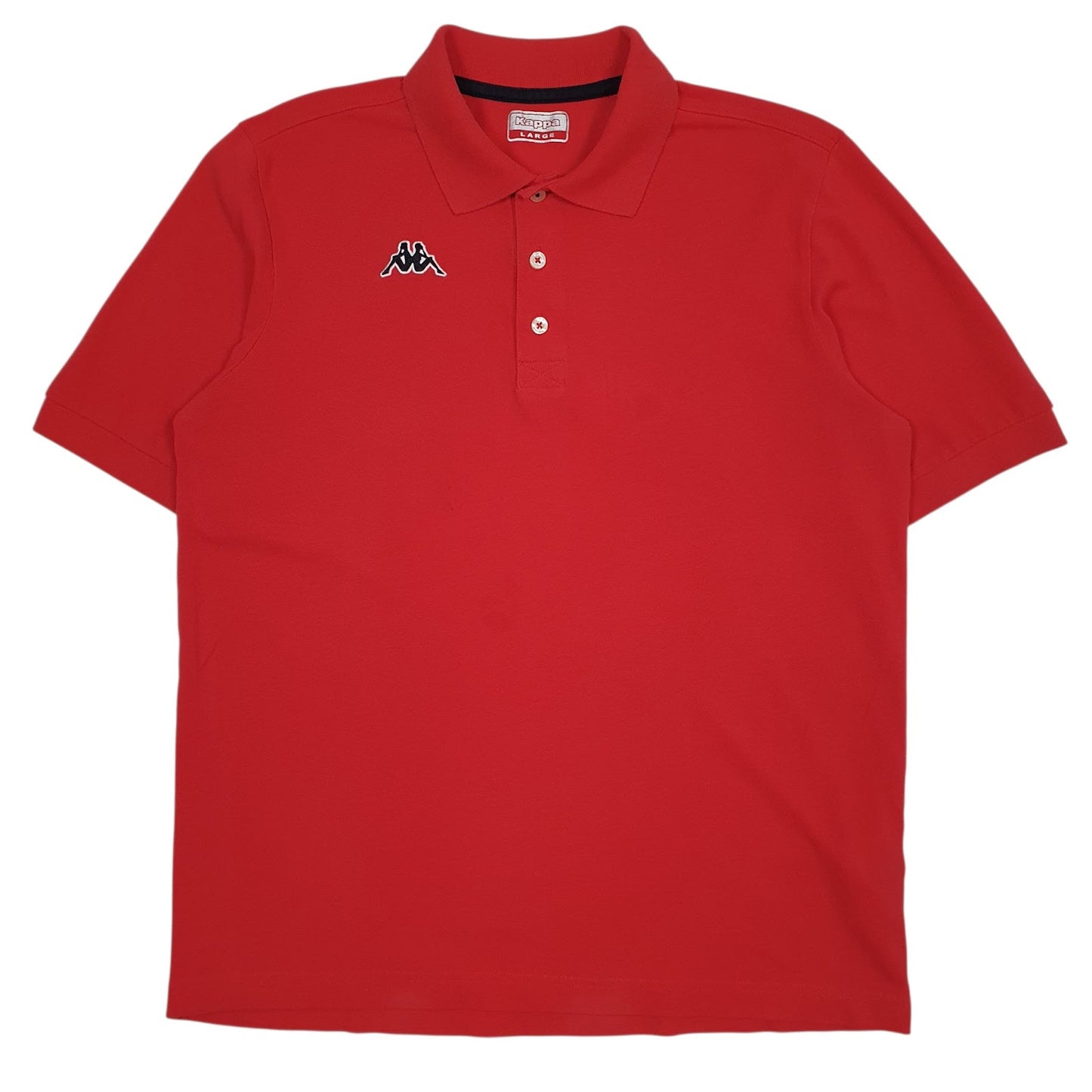 Mens Red Kappa  Short Sleeve Polo Shirt