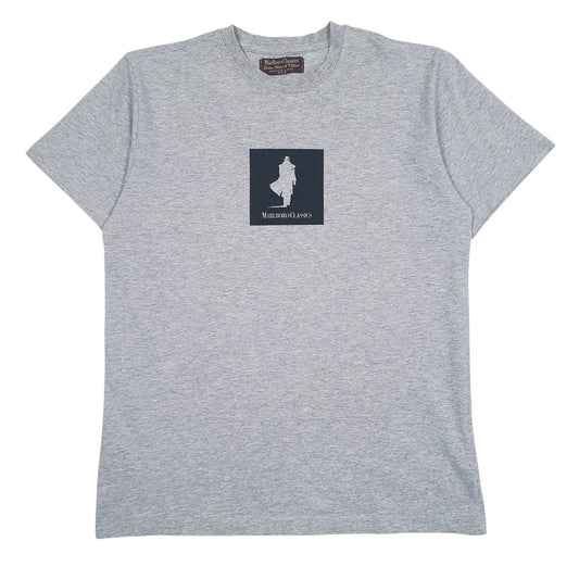 Mens Grey Marlboro Classics  Short Sleeve T Shirt