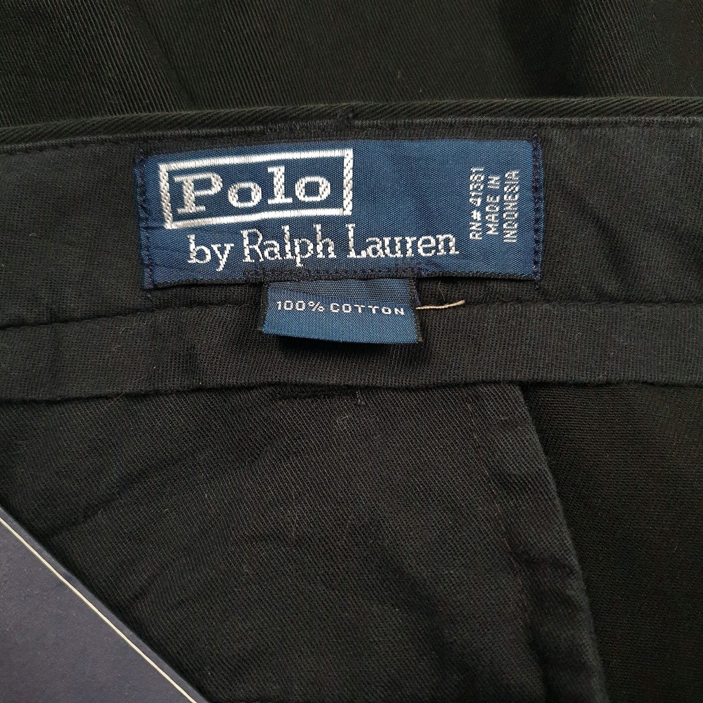 Mens Black Polo Ralph Lauren Prospect Pant  Trousers