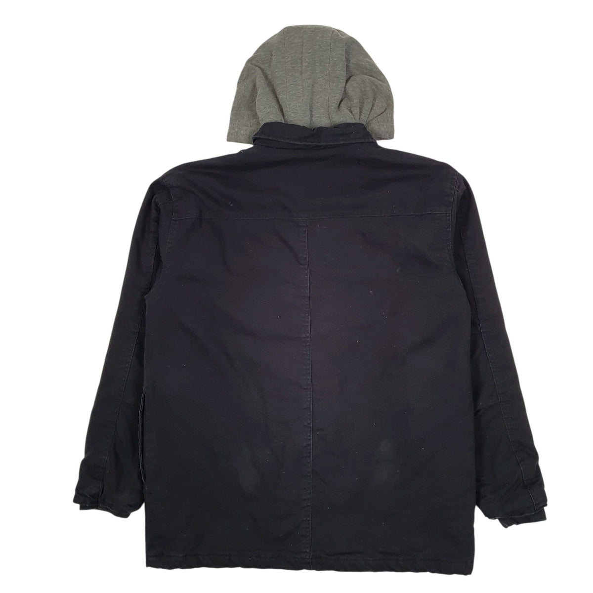 Mens Navy Wrangler Hoodie Chore Bomber  Coat