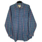 Mens Blue Eddie Bauer Heavyweight Canvas Vintage 2000s Long Sleeve Shirt
