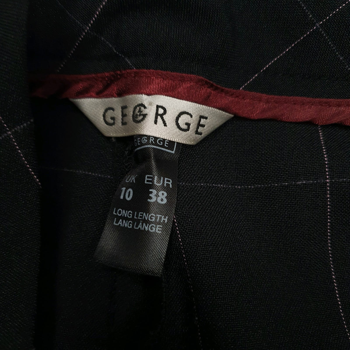 Womens Black George   Trousers