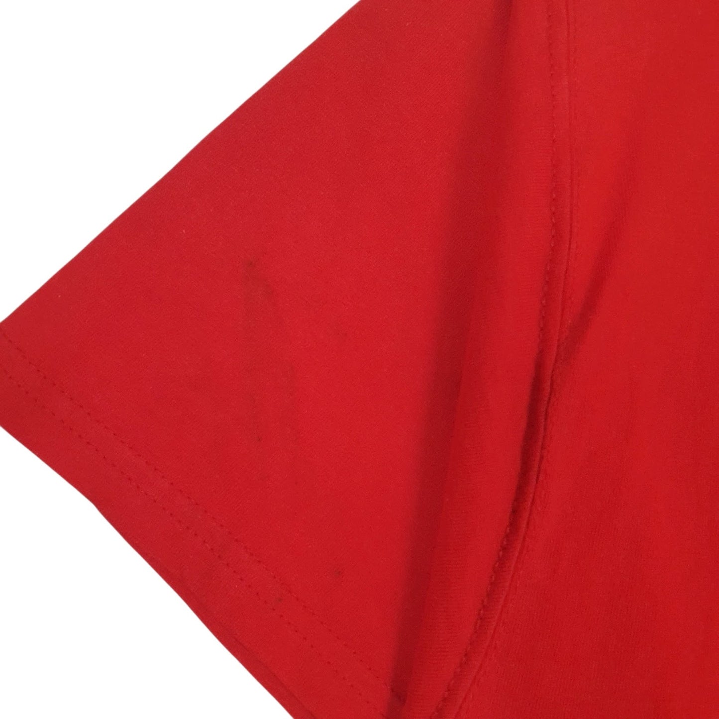 Mens Red Fruit Of The Loom Clipper  T Shirt