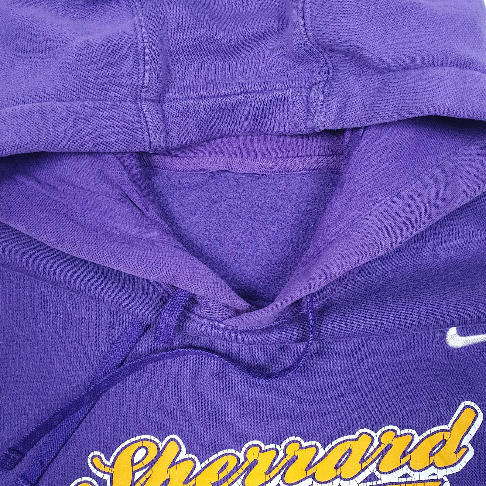 Mens Purple Nike Sherrard Baseball Hoodie Jumper
