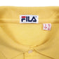 Mens Yellow Fila Vintage  Polo Shirt
