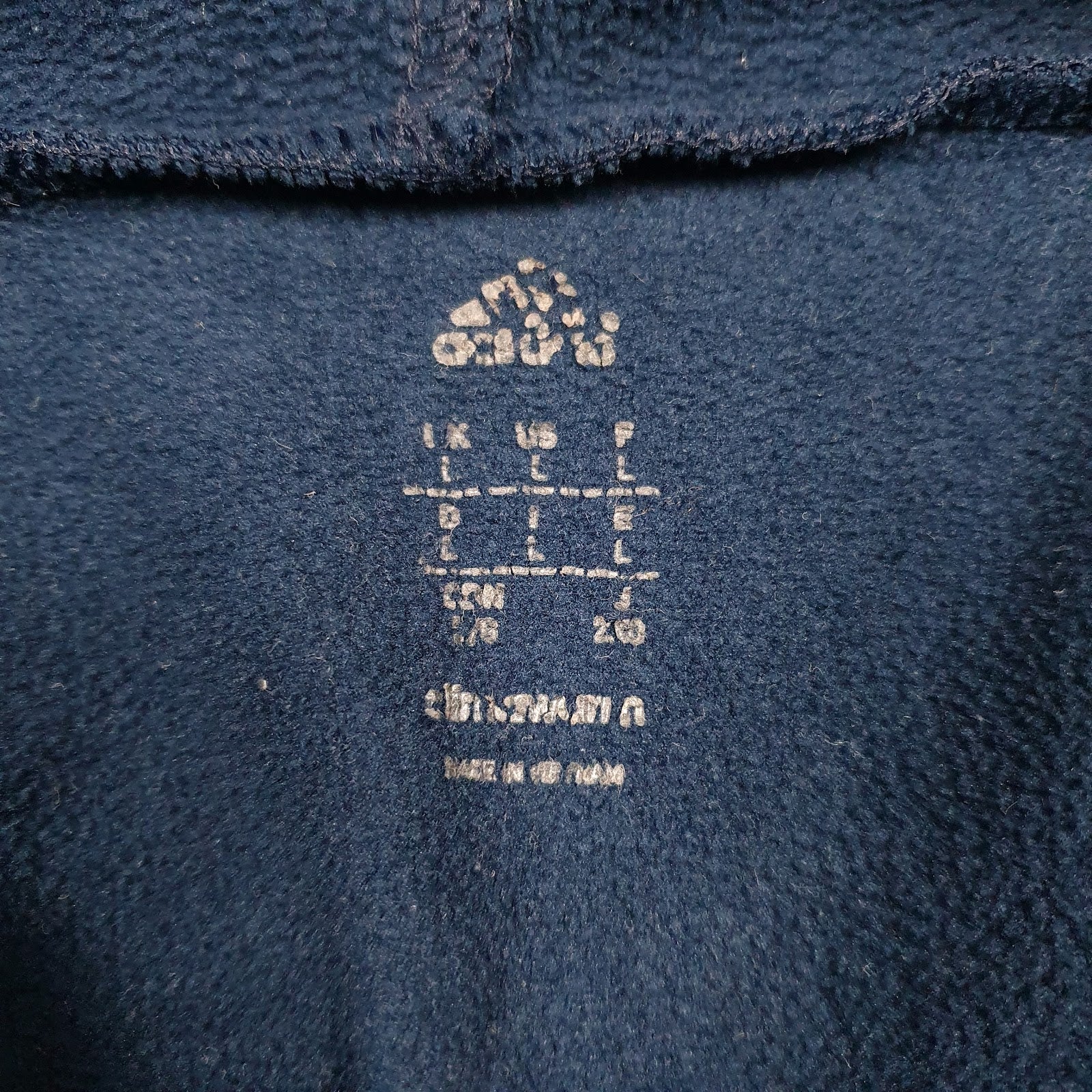 Mens Navy Adidas Brunswick Baseball Hoodie Jumper