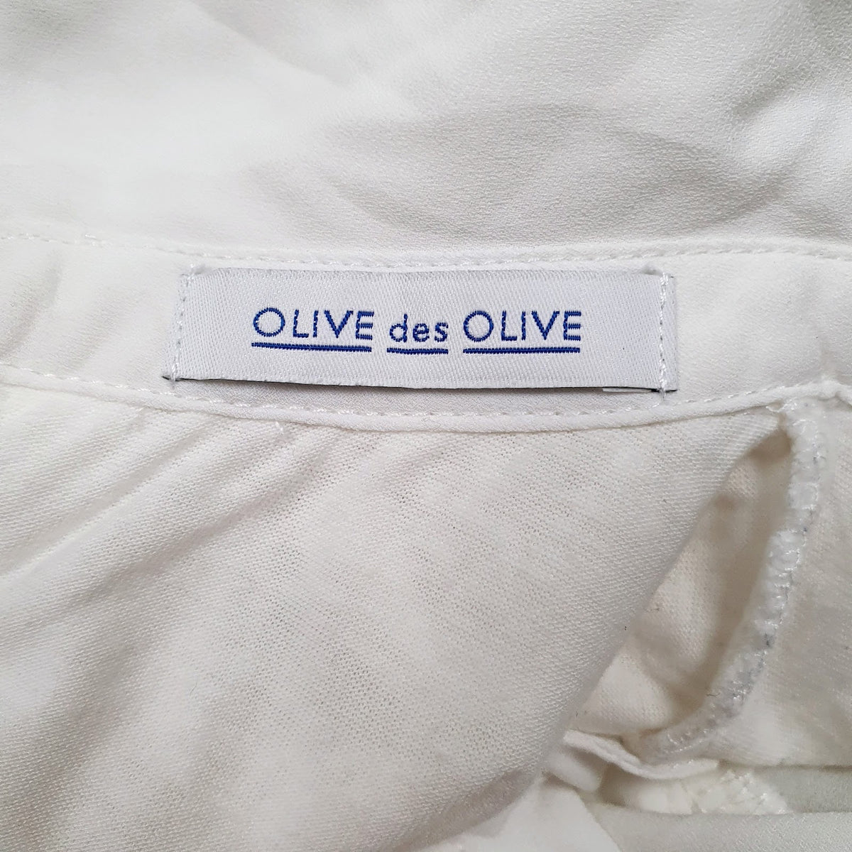 Womens White Olive des Olive  Crewneck Jumper
