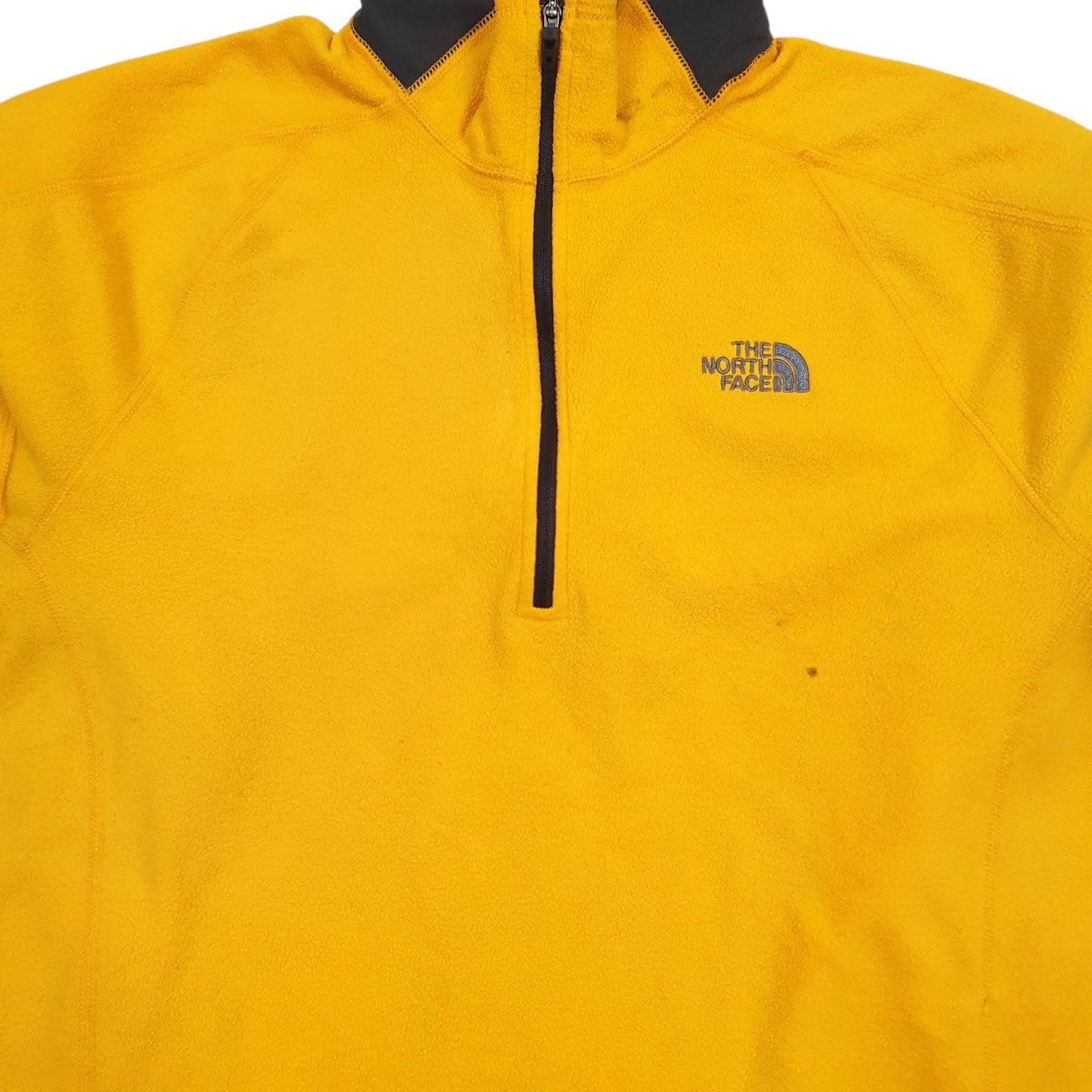 Mens Yellow The North Face  Quarter Zip Jumper
