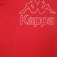 Mens Red Kappa Spellout Vintage  T Shirt