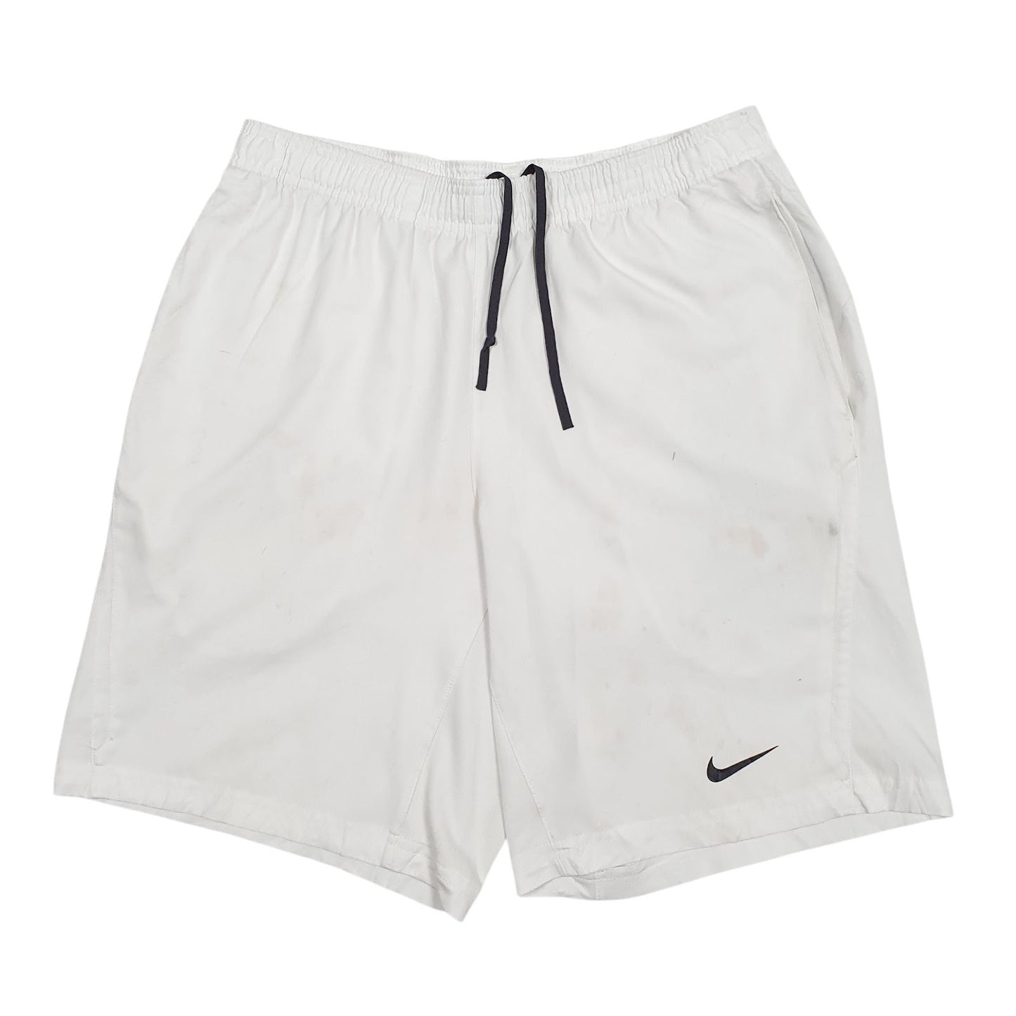 Mens White Nike Dri-Fit Sport Shorts