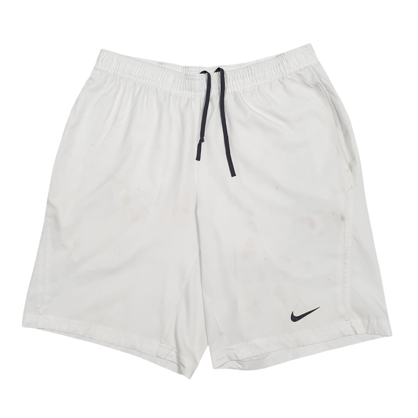 Mens White Nike Dri-Fit Sport Shorts
