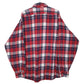 Mens Red L.L.Bean Flannel Made In USA Vintage 90s  Shirt