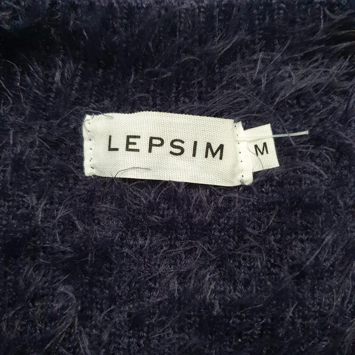 Womens Purple Lepsim Fluffy Crewneck Jumper