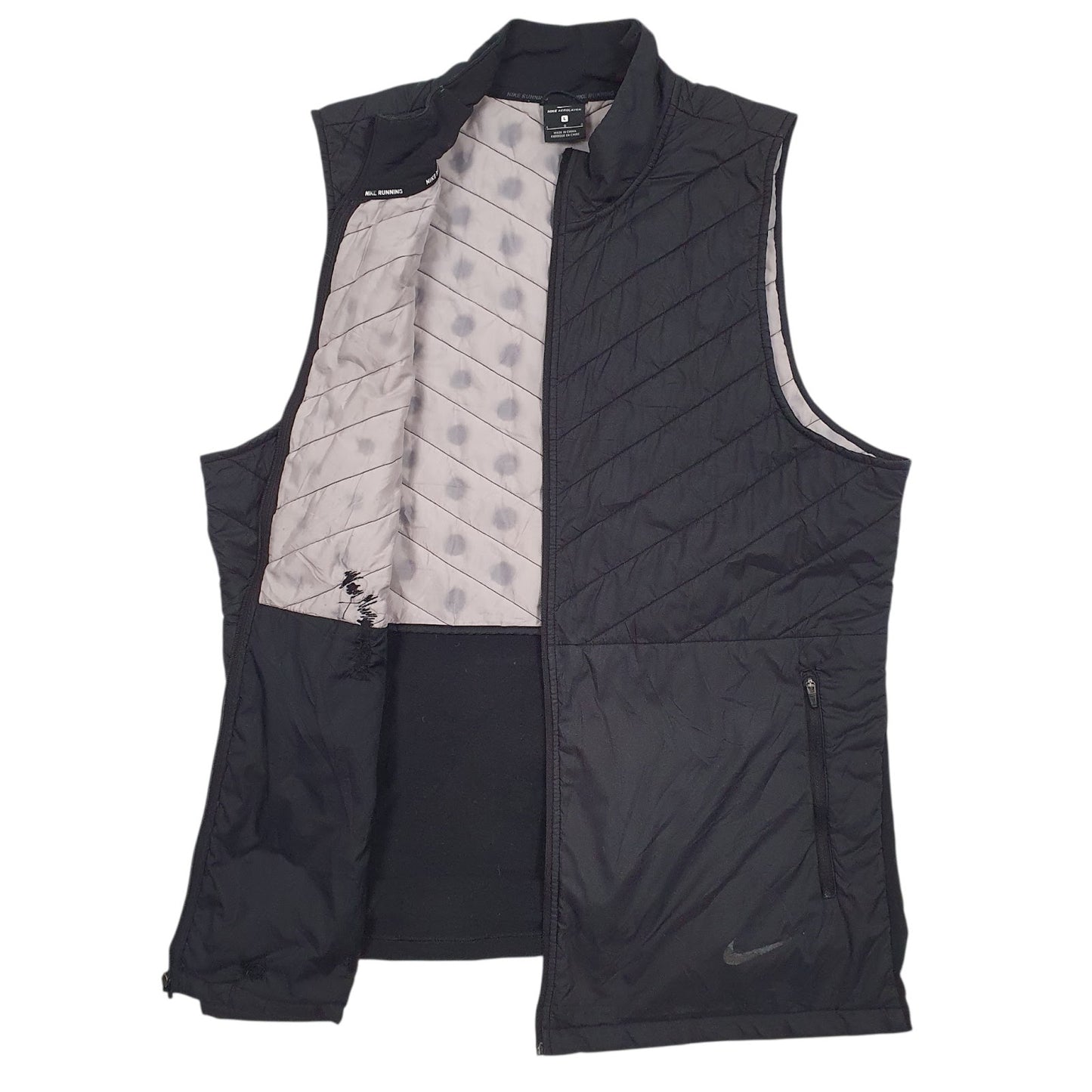 Mens Black Nike Aerolayer  Coat