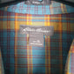 Mens Blue Eddie Bauer Flannel  Shirt