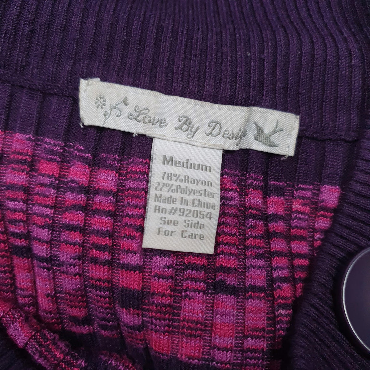 Womens Purple Unbranded  Crewneck Jumper