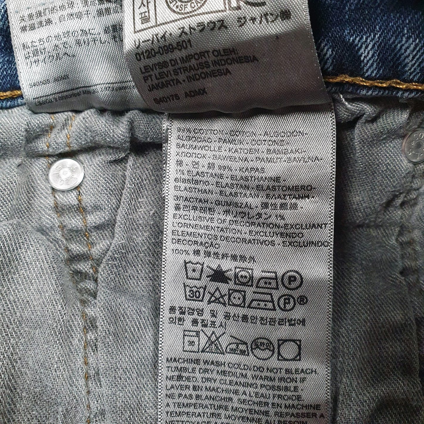 Mens Blue Levis   Jeans