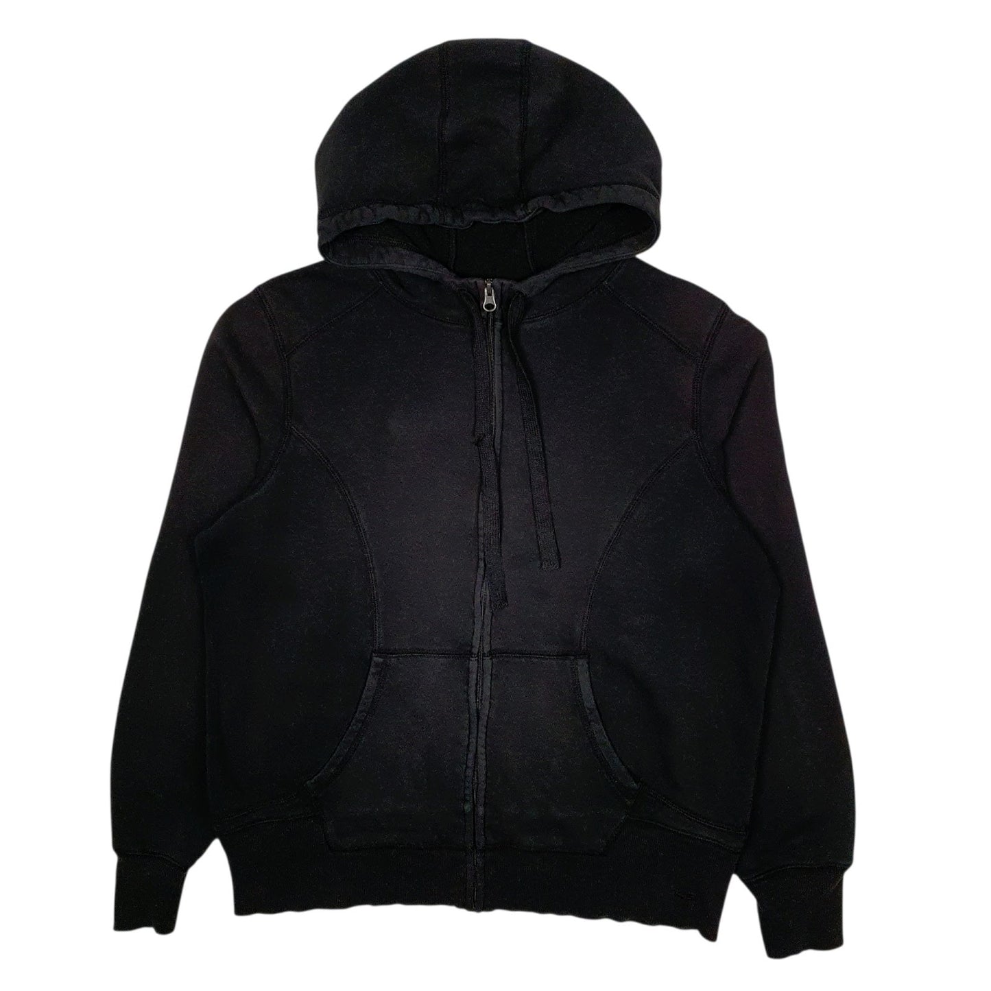 Womens Black Champion Hoodie Full Zip Jumper