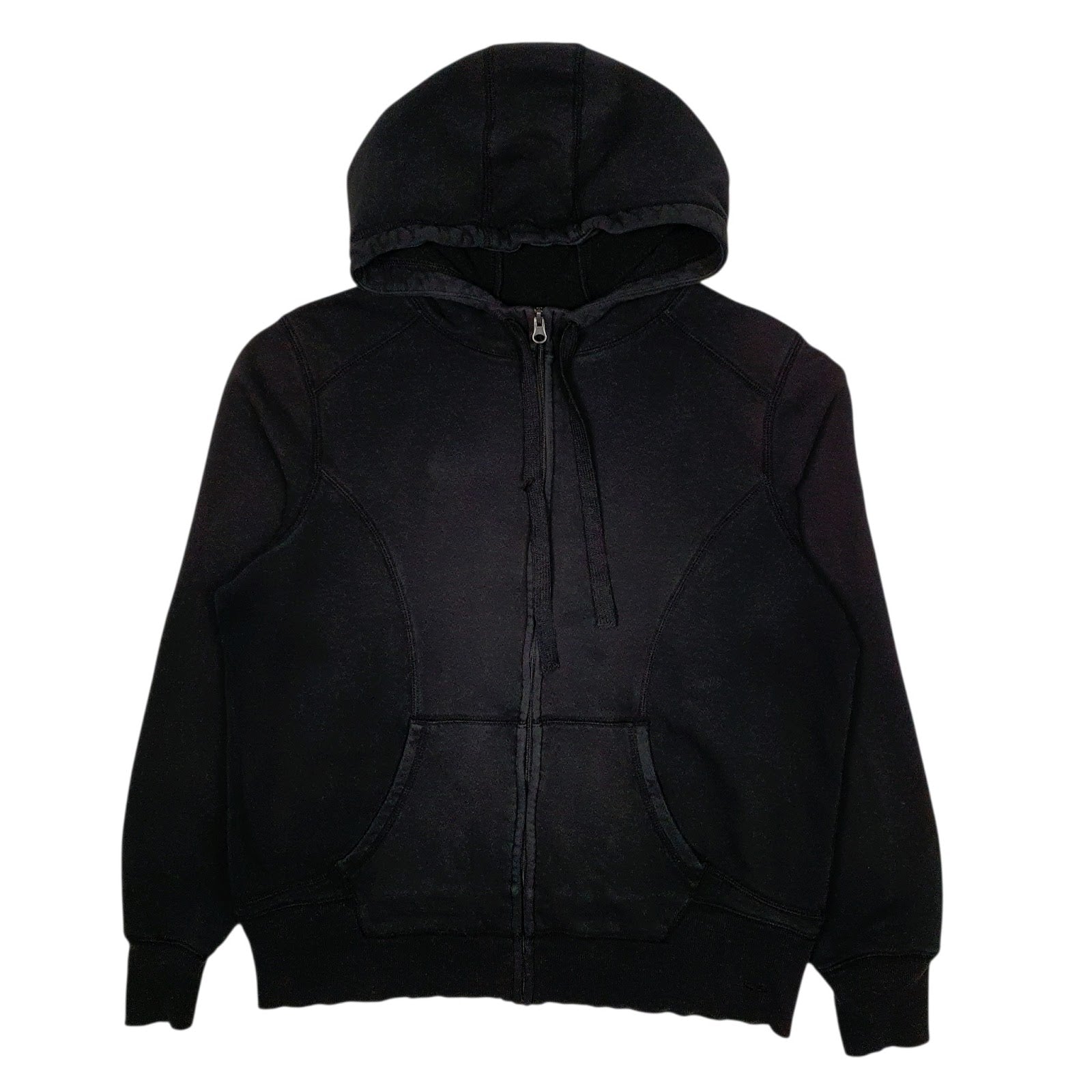 Womens Black Champion Hoodie Full Zip Jumper