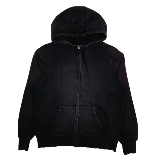 Womens Black Champion Hoodie Full Zip Jumper