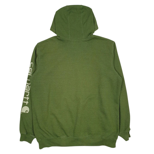 Mens Green Carhartt  Hoodie Jumper