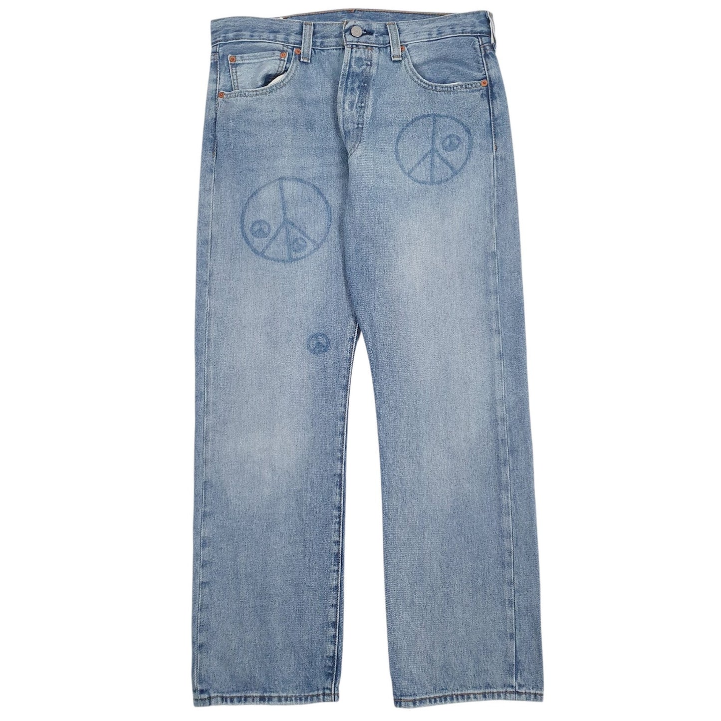 Mens Blue Levis  501 JeansW33 L29