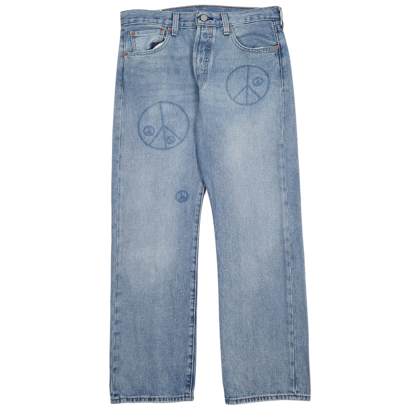 Mens Blue Levis  501 JeansW33 L29
