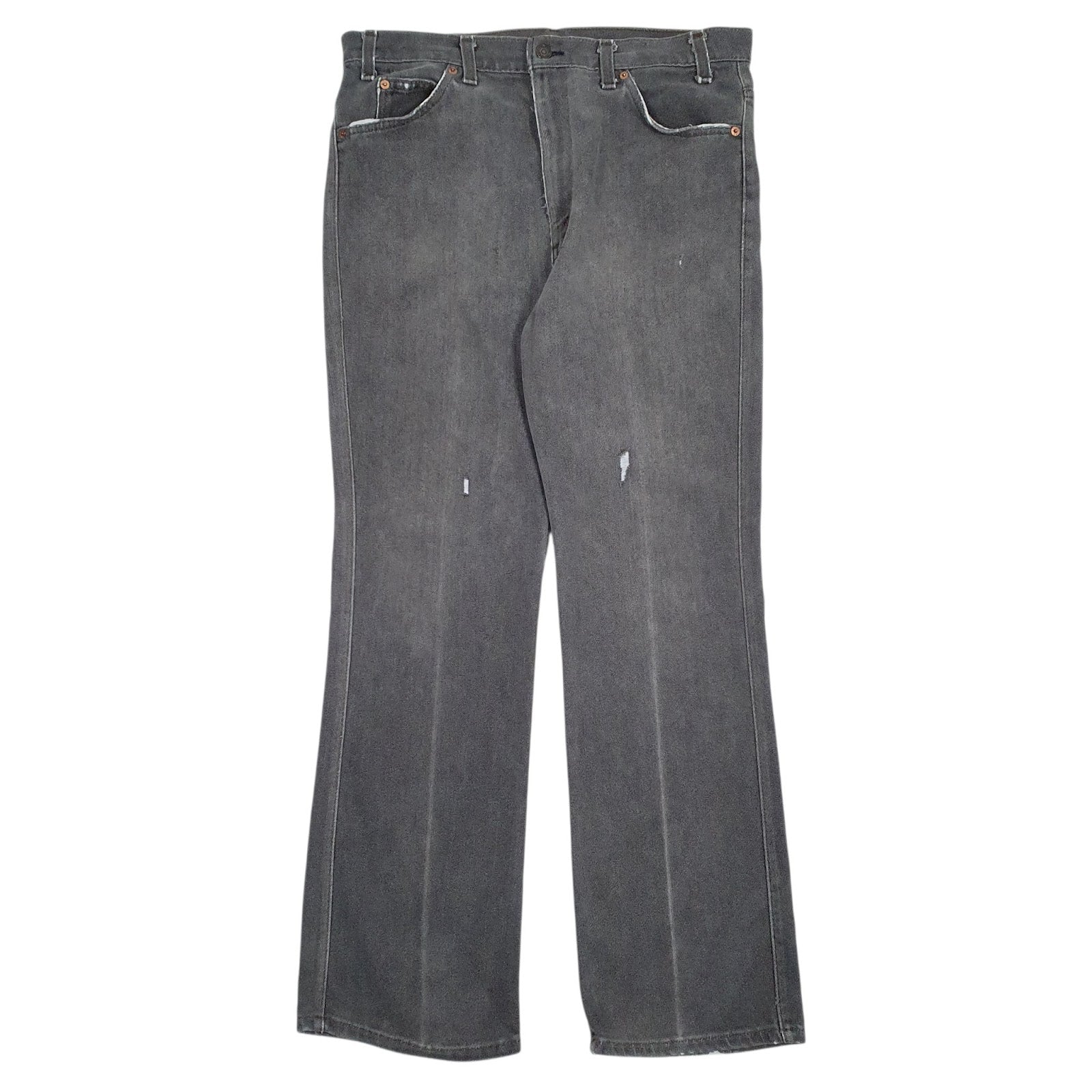 Mens Grey Levis Distressed Casual JeansW34 L34