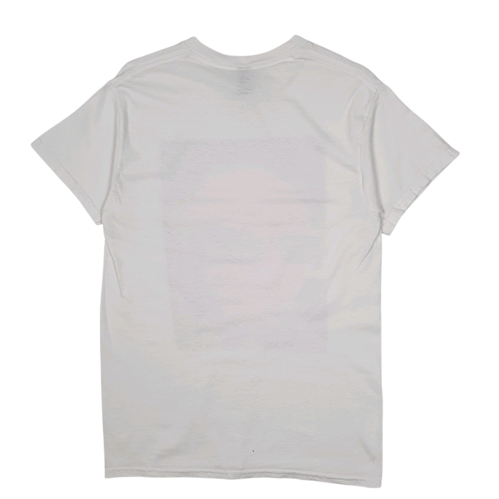 Mens White Gildan  Cardigan T Shirt
