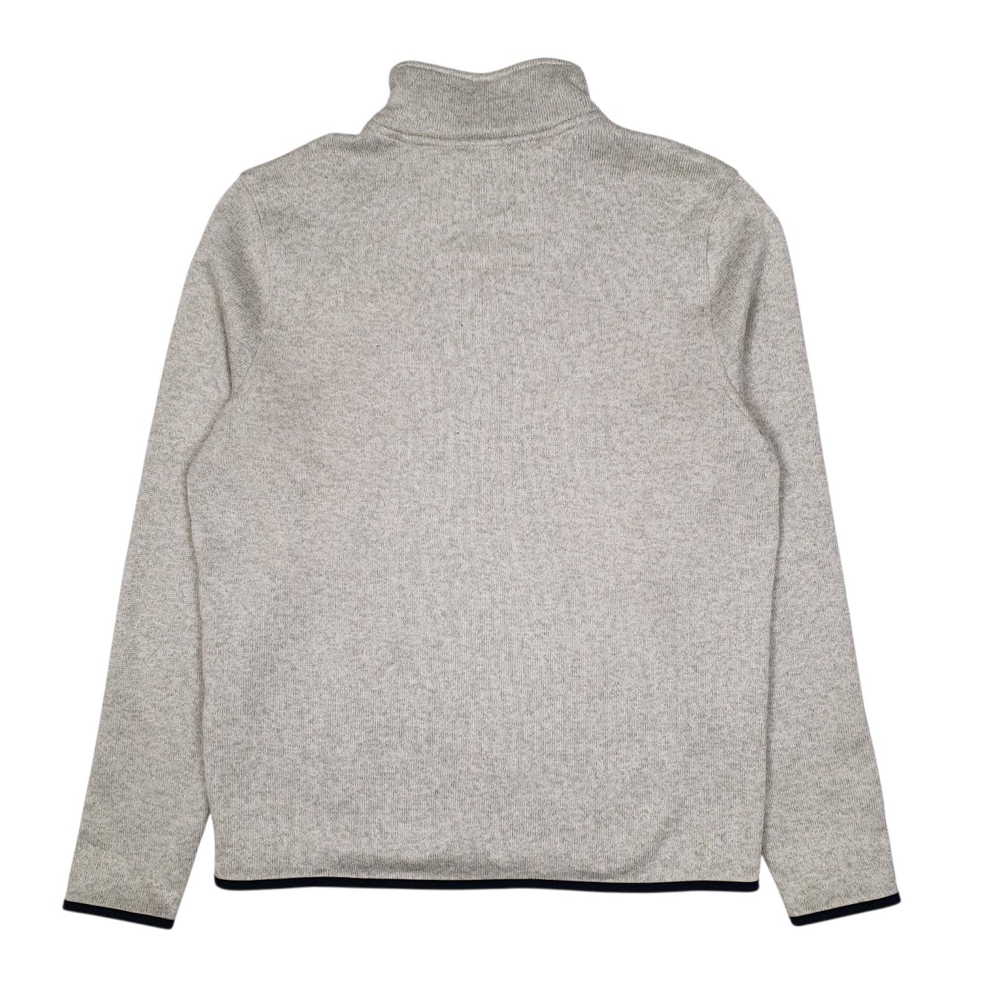 Mens Grey Nautica  Quarter Zip Jumper