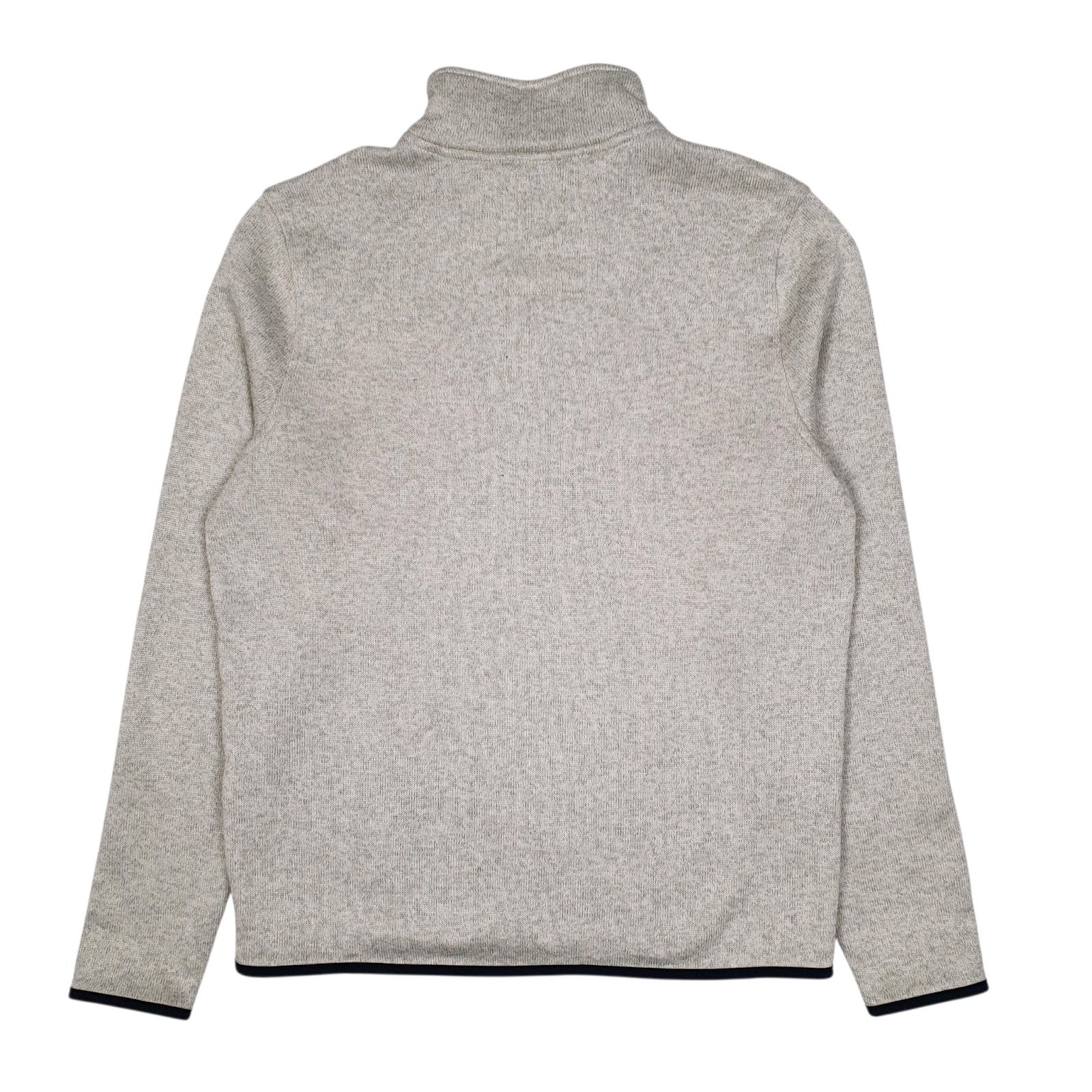 Mens Grey Nautica  Quarter Zip Jumper
