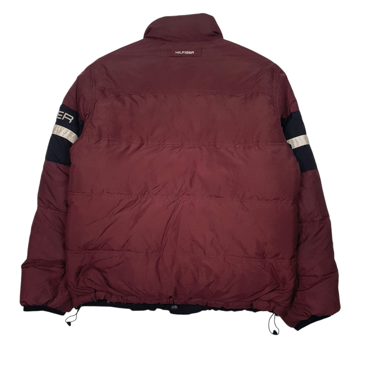 Mens Burgundy Tommy Hilfiger Reversible  Coat