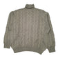 Mens Green Malagrida Vintage Knit Turtle Neck Jumper