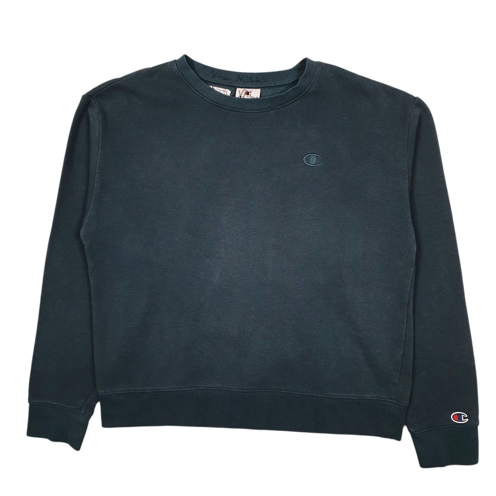 Womens Blue Champion  Crewneck Jumper