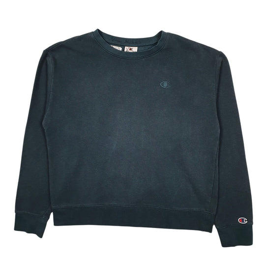 Womens Blue Champion  Crewneck Jumper