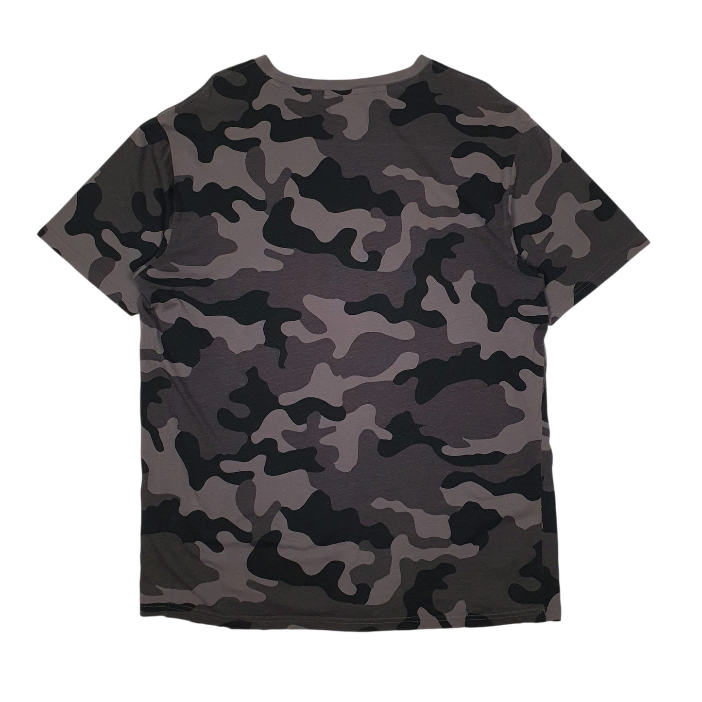 Mens Grey Champion Camo Camouflage  T Shirt