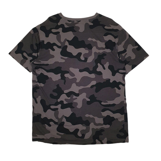 Mens Grey Champion Camo Camouflage  T Shirt