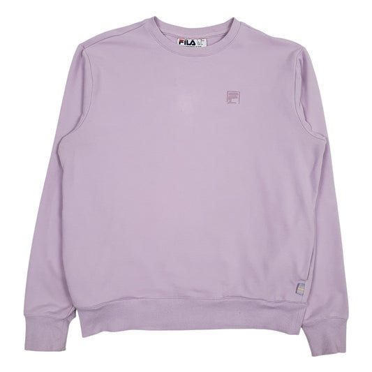 Womens Purple Fila  Crewneck Jumper