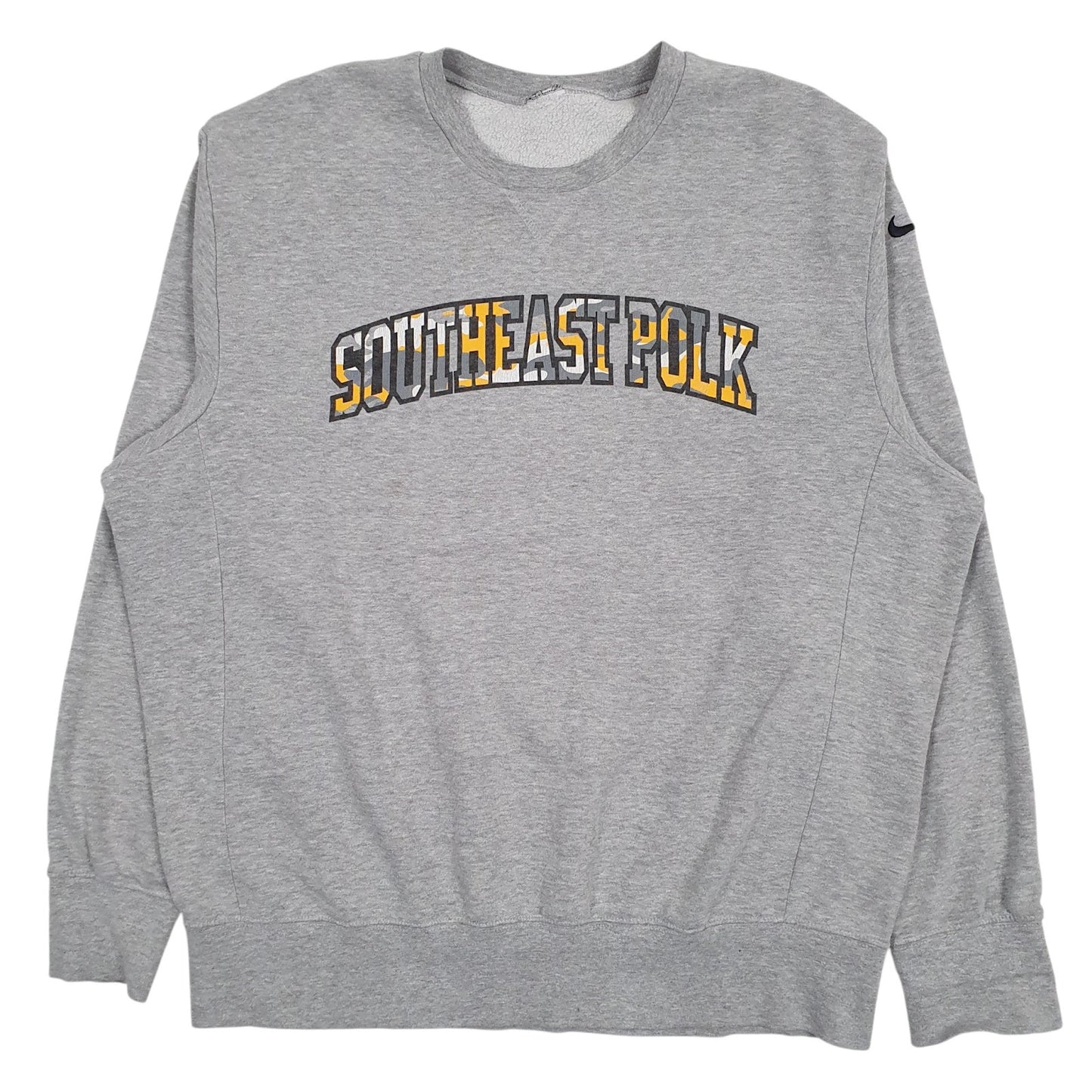 Mens Grey Nike Southeast Polk Crewneck Jumper
