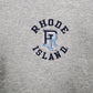 Mens Grey Champion Rhodes Island Quarter Zip Jumper