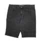 Mens Black Nick Danger Stretch Denim Shorts