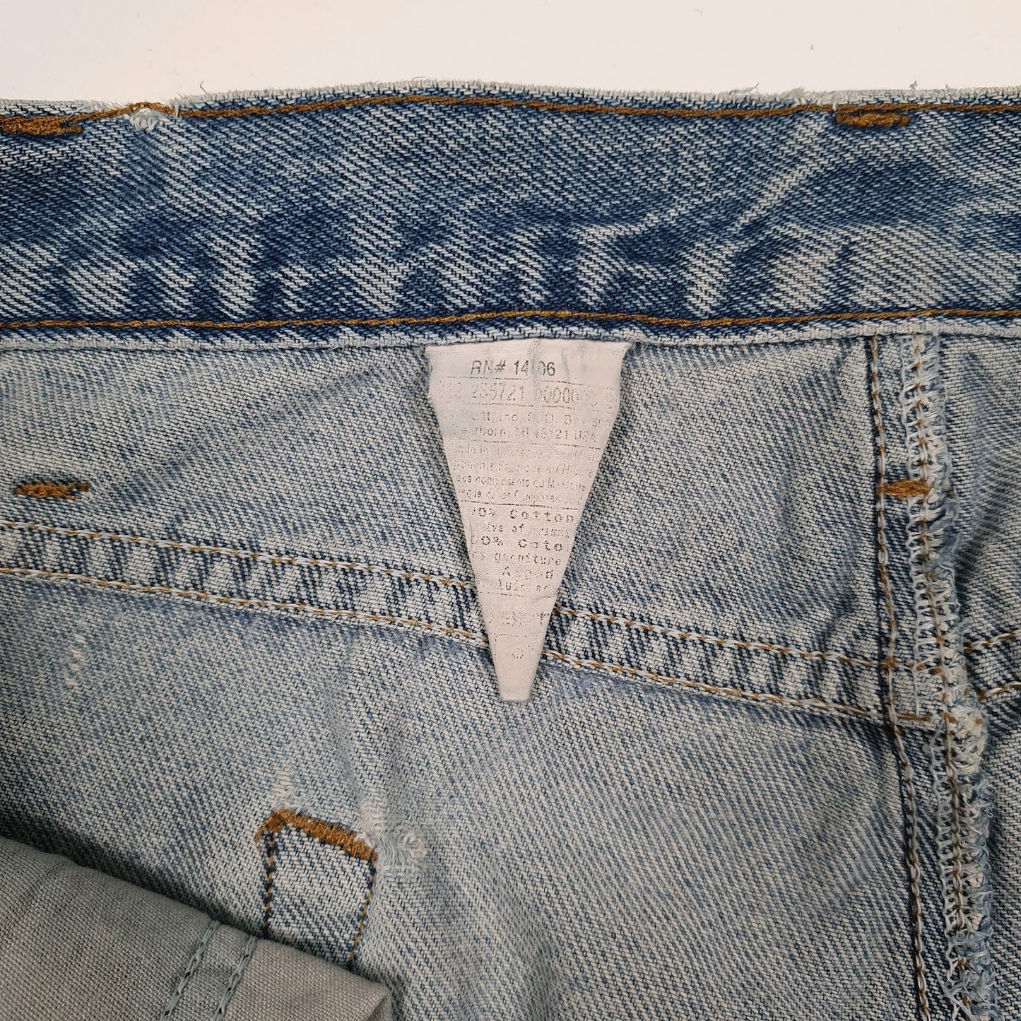 Mens Blue Carhartt   Jeans